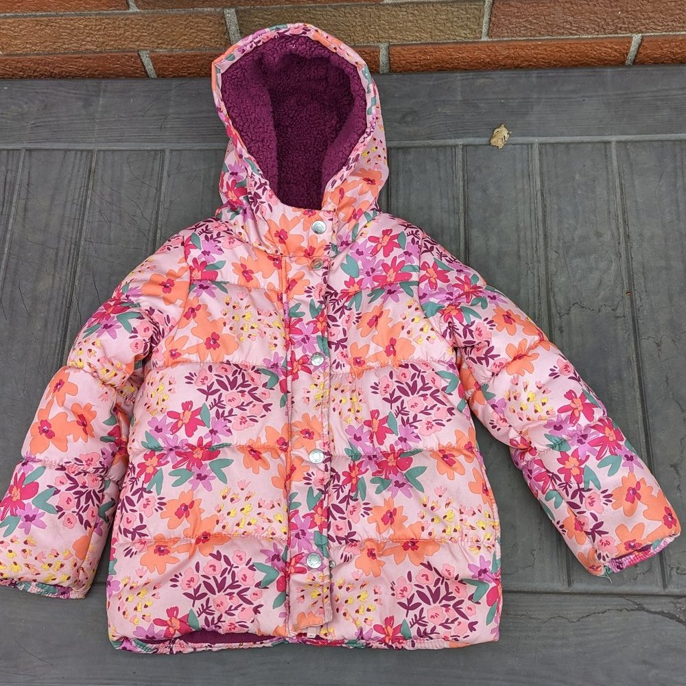 Carter's Hooded Winter Jacket Size Kids 5T